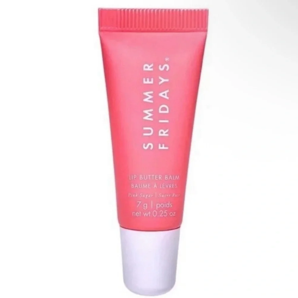 Summer Fridays Lip Butter Balm - Pink Sugar Travel Size 7 g